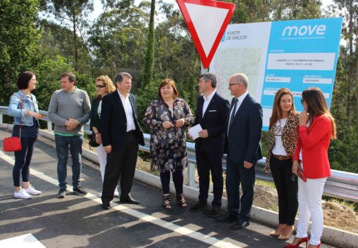 A Xunta adianta seis meses a posta en servizo da nova vía de conexión de Portobravo (Lousame) coa VAP Brión-Noia, na que se investiron de 1,3 millóns